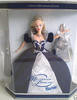 Holiday Barbie Special Edition Millennium Princess Mattel Year 1999 2000 with Swirl Background Inside Box