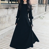 Платье длинное чёрное