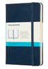 Записная книжка Moleskine Classic (в точку), Pocket (9х14см), синий сапфир