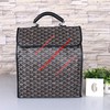 Goyard Goyardine Saint-leger Soft Briefcase Backpack Black