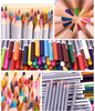 огромный набор (72 цвета) акварельных карандашей в жестяной коробке