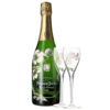 Шампанское Perrier Jouet Belle Epoque 0.75 л с 2 бокалами
