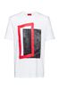 Boss Graphic-print T-shirt in organic-cotton jersey Style Datam - 50437334