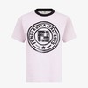 Fendi Graphic Stamp T-Shirt In Cotton Violet