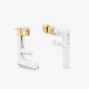 F is Fendi Small Earrings In Plexiglass Transparent