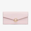 F is Fendi Continental Wallet In Calf Leather Pink