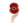 Poppy Remembrance Brooche