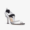 Fendi Colibri Slingbacks In Roma Joshua Vides Leather White