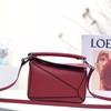 Loewe Mini Puzzle Bag Classic Calfskin In Red
