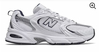 Белые кроссы New Balance 530