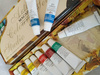 Краски масляные художественные Гамма Студия, набор 10 цветов по 9 мл + 2 белых цвета, в тубах