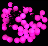 гирлянда- шарики неоновый розовый