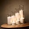 Granulated Wax Glass Candles