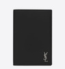 Saint Laurent Tiny Monogram Leather Passport Case