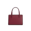 Loewe Postal Bag Natural Calfskin In Burgundy