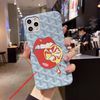 Goyard Goyardine X EMO Graffiti iPhone Case Blue