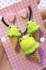 Ice Cream Froggy Pendant