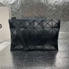 BAO BAO ISSEY MIYAKE LARGE LUCENT BASIC CROSSBODY BAG MATTE BLACK