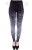 Ombre Leggings tree, gradient trousers "GRAY BRANCHES"