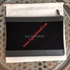 Balenciaga Navy Medium Pouch In Black