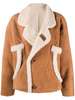 Sandro Short Sheepskin Coat