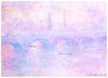 Картина К.Моне Мост Ватерлоо. Эффект тумана
