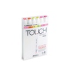 Набор маркеров touch twin brush 6 штук (флуоресцентные цвета)