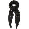 Saint Laurent Star Print Wool Scarf