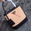 Prada 1BA212 Straw Panier Bag In Black