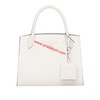 Prada 1BA156 Saffiano Leather Monochrome Bag In White