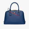 Prada 1BA837 Saffiano Leather Promenade Bag In Blue