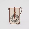 Burberry Icon Stripe E-canvas Anne Phone Case White