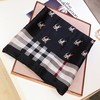 Burberry Haymarket Check Scarf Black