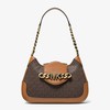 MICHAEL Michael Kors Hally Small Logo Shoulder Bag Coffee/Brown