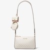 MICHAEL Michael Kors Jet Set Travel Small Logo Shoulder Bag with Pouches White/Pink