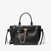 MICHAEL Michael Kors Hamilton Legacy Small Leather Belted Satchel Black