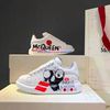Alexander Mcqueen Oversized Sneakers with Asymmetrical Graffiti White