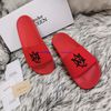 Alexander Mcqueen Rubber Pool Slides Red