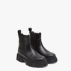 Fendi Force Black Leather Chelsea Boots
