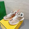 Fendi Faster Sneakers Unisex Mesh and Leather Beige