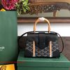 Goyard Goyardine Mini Saigon Structure Bag Black