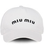 Miu Miu White Cap