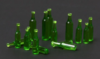 Бутылки прозрачные для пива миниатюрные