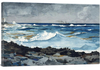 ARTCANVAS Shore and Surf - Nassau 1899 Canvas Art Print by Winslow Homer - 40" x 26" (1.50" Deep)