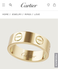 Cartier love кольцо большое