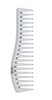 Расческа Janeke Silver Large Wide Tooth Comb
