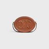 Celine Small Oval Bag in Smooth Calfskin with Cuir Triomphe Brown