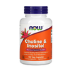 NOW Foods, Cholin & Inositol, 100 vegetarische Kapseln