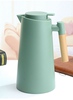 Домашний термос для воды с носиком и кнопкой, литр-полтора, стеклянная колба
