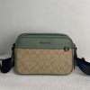 Coach Graham Crossbody Bag in Colorblock Signature Canvas Khaki/Green